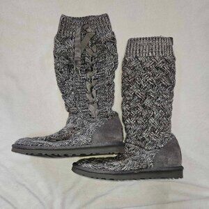 UGG W MAHALYA Boots, Grey tones, Size 6, EUC